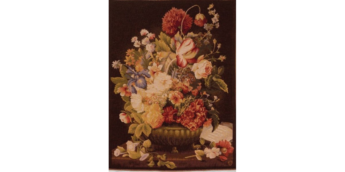 Gobelín Tapisserie Bouquet Tulipe